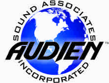Image displaying globe and Audien accross it.